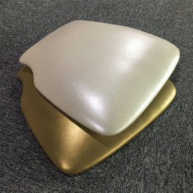 Fireproof Beige Velvet Seat Pad for Chiavari Chair Faux Leather Cushion for Chair
