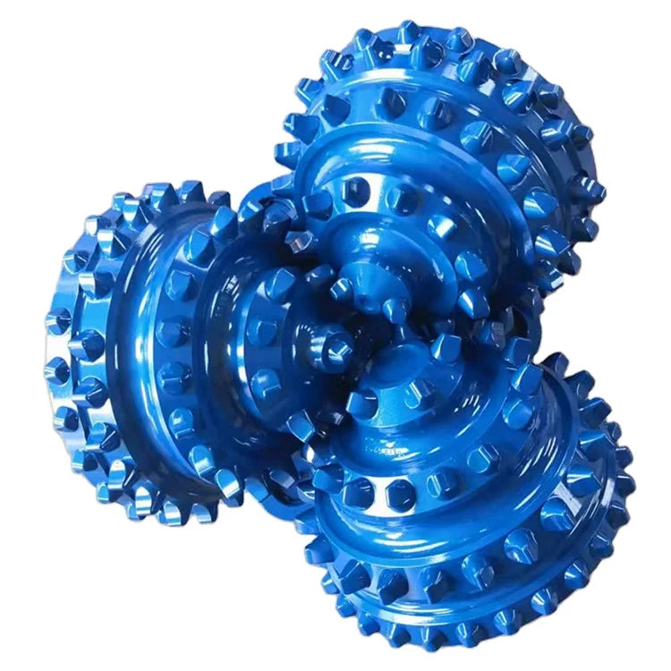 12-1/4 Inch Tricone Drill Bit TCI Steel Tooth Roller Cone Drilling Tool Oilfield Water Well Mining Hard Medium Formation