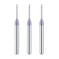 JR129 CNC Cutting Tools HRC55 0.15-3mm Diameter Fixed Shank Coated Tungsten Carbide Micro Drill Bit for Stainless Steel