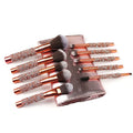 Popular Professional Beauty Makeup Brush Set 10 Pcs Soft Bristles Hair Metal Handle Makeup Cosmetic Brush Set