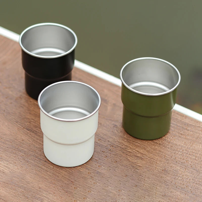 Stainless Steel Insulated Double Wall Coffee Mugs Dishwasher Safe Eco-Friendly Minimalist Design Business Gifts Multiple Sizes