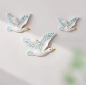 Mediterranean Style Creative Seagull Flying Bird Ocean Decoration Wall Ornament Background Wall Decoration Bird