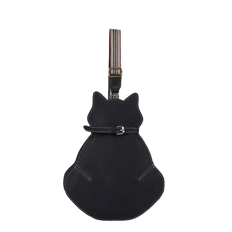 New Arrival Cute Cat Shaped Lady Girls Mini Chain Shoulder Bags Small Messenger Bags