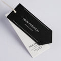 Custom Luxury Satin Women Clothing Labels Printed Brands Custom Hang Tag Rectangle Sustainable Tags for Shoes Label Garment Tags