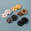 Deepeel C7-2 19mm DIY Sewing Garment Accessories Screw Fastener Trench Coat Shirt Knit Suit Decorate Round Metal Snap Buttons