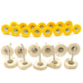 High Quality Cloth Grinding Buffing Wheel Remover Silver Stable Jewelry Polishing Tool Yellow Polishing Wheel Cloth Equipment