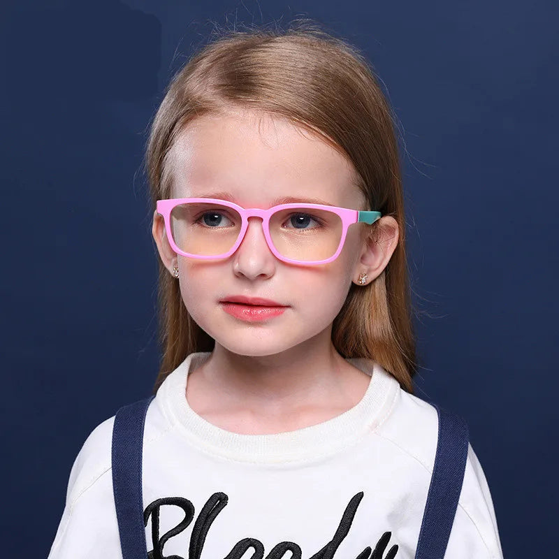 Fashion Custom Best Quality Kids Optical Glasses Eyeglasses Frame Special TPU Children Blue Light Blocking Glasses Kids