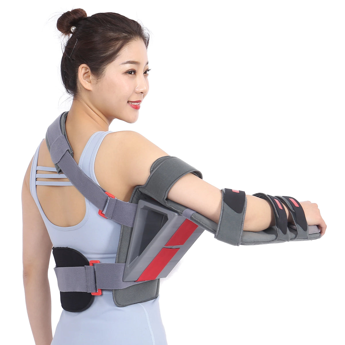 Shoulder Stability Support Brace Recovery Shoulder Brace for Men and Women Adjustable Fitness