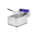 China Manufacturer Quality Counter Top Electric Deep Fryer Commercial Stainless Steel Chips Making Machine