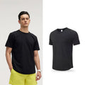 Blank Custom Logo Loose Casual Polyester Athletic Short Sleeve Men Running Workout Gym Sports Activewear Quick Dry T Shirt