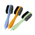 Double-sided Nubuck Shoe Brush Rubber Polish Eraser with Soft Bristle Brush for Suede Cleaner