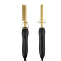 Custom Logo 2 in 1 Hair Straightener Custom Logo Electric Heating Comb Brush Flat Iron Hair Brushes for Women