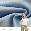 Soft and Breathable 100% Cotton Fabric for T-shirt