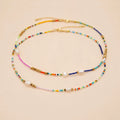 .Go2boho New in Summer Fashion Colorful Mixed  for Women Beach Casual Jewelry Beaded Bohemian Necklace