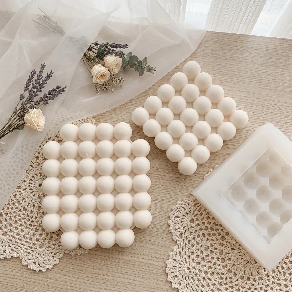 Geometric Cube Tray Silicone Mold Diy Gum Drop Cup Mat Resin Table Gypsum Silicone Mold Silicone Mold Custom MegaBDM