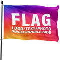 Advertising Promotional Flags Banners Custom Feather Country Flag 3x5ft with logo Print Polyester National Custom Flag