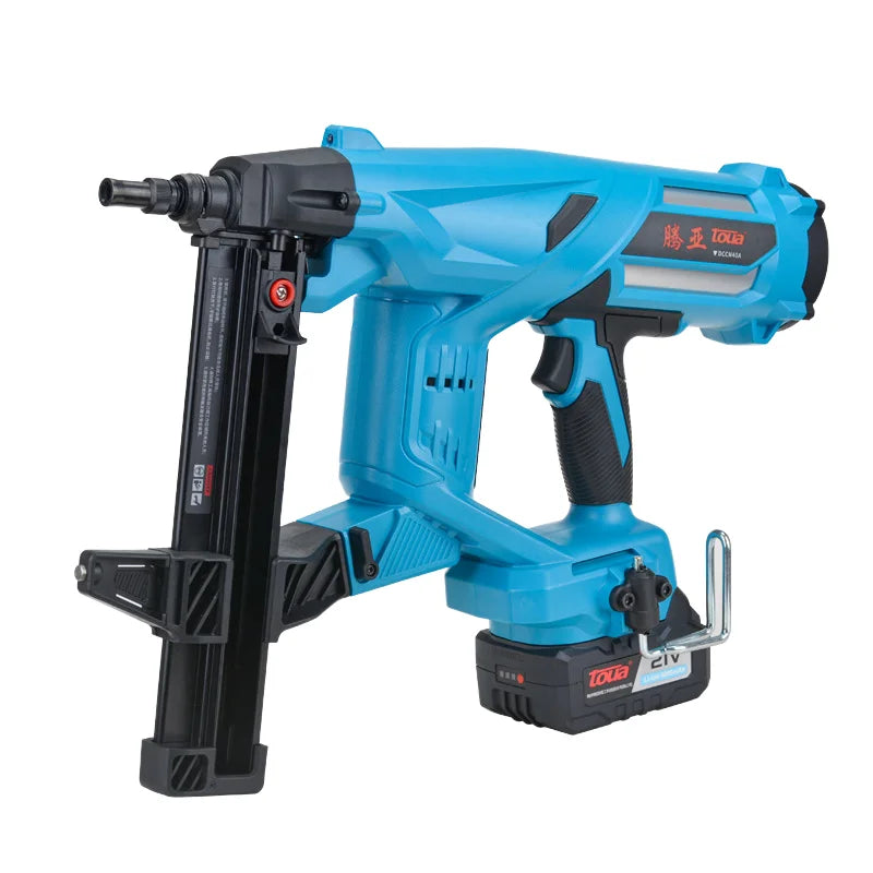 DCCN100X2 Brushless Cordless Concrete Nailer Battery Nail Gun for Gas Pin Nails with Lithium Battery Power 100J