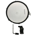 Lemon Drum Pad 10" Dual Zone Wooden Mesh Drum Parts for Electronic Drum with Tom Holder & Clamp