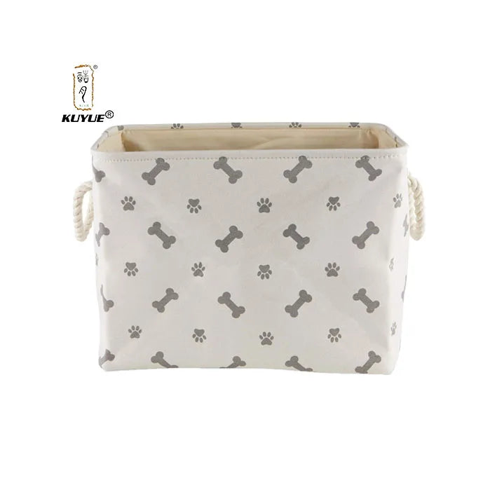 KUYUE Fabric Storage Baskets Empty Gift Baskets With Rope Handles Decorative Baskets for Organizing