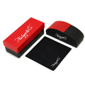 High Grade Custom Logo Hard Box Set Leather Eye Glasses Sunglasses Luxury Case