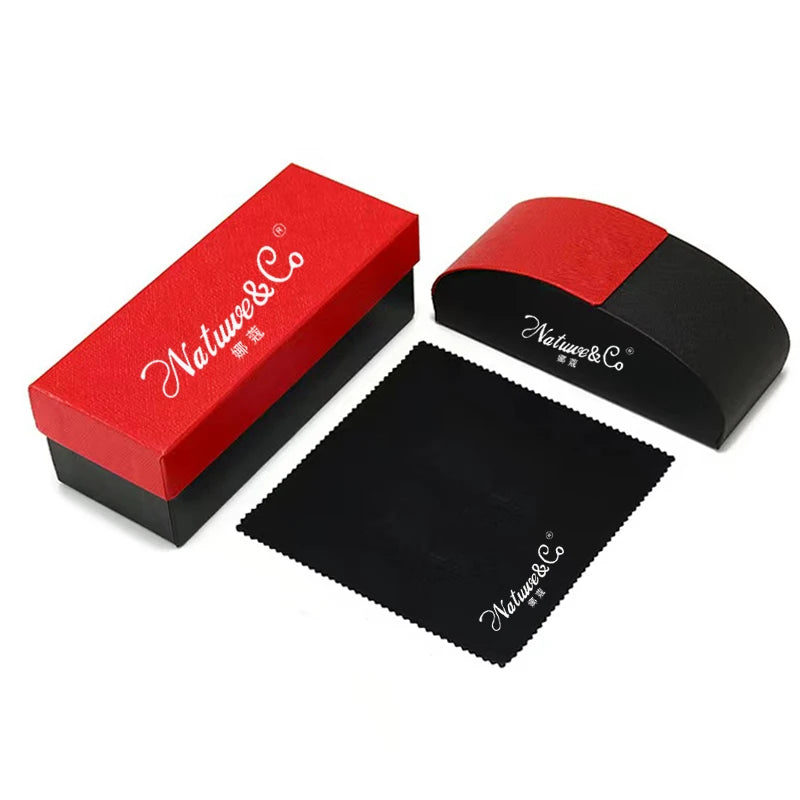 High Grade Custom Logo Hard Box Set Leather Eye Glasses Sunglasses Luxury Case