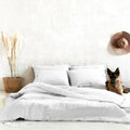 Luxury Hotel Collection 100% French Linen Bed Sheet Duvet Cover Bedding Set Manufacture Wholesale
