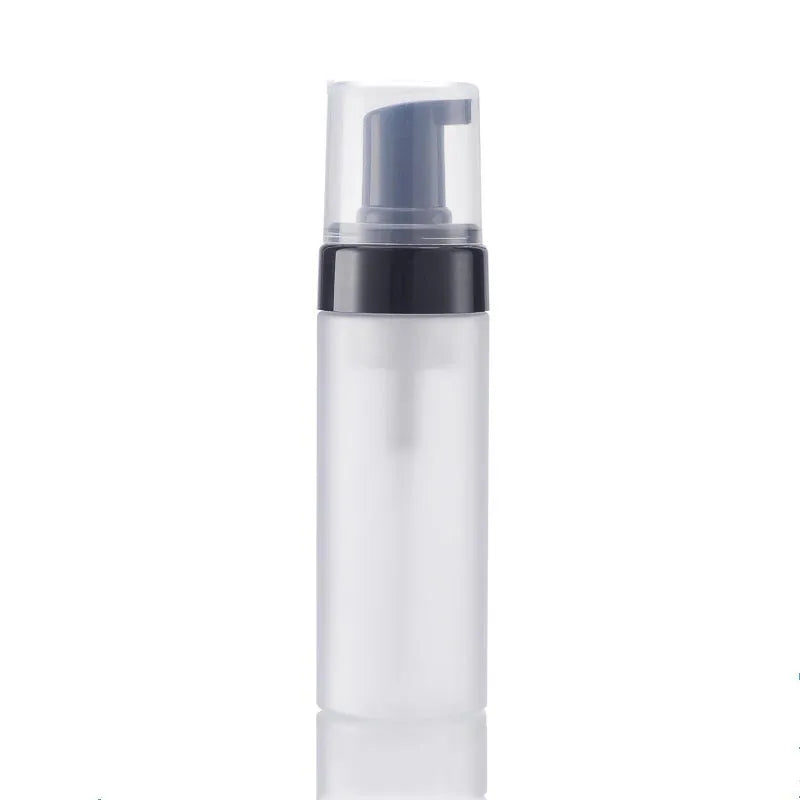 3.3 oz Frosted Plastic Foam Pump Bottles Travel Size BPA Free Refillable Foamer Dispenser for Shampoo Face Wash Foaming Soap