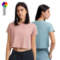 Hot Selling Women's Sexy Crop Top Breathable Fast Dry Workout Yoga Tank for Summer Fitness Sports Loose Fit Shirt