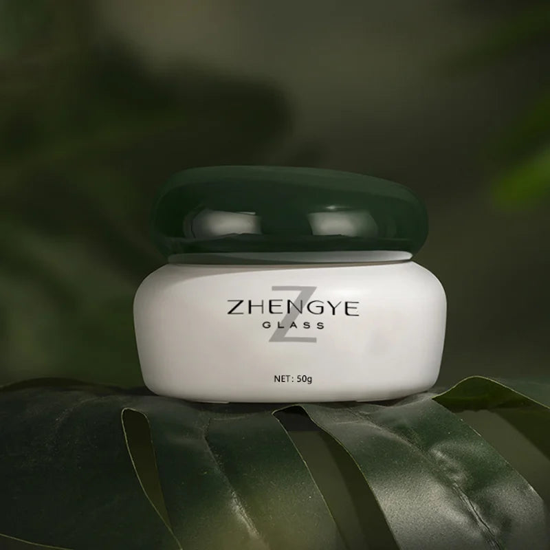50g Wholesale Manufacturers Eco Friendly Round Skincare Cosmetic Containers Face Cream Cosmetic Glass Jar With Lid