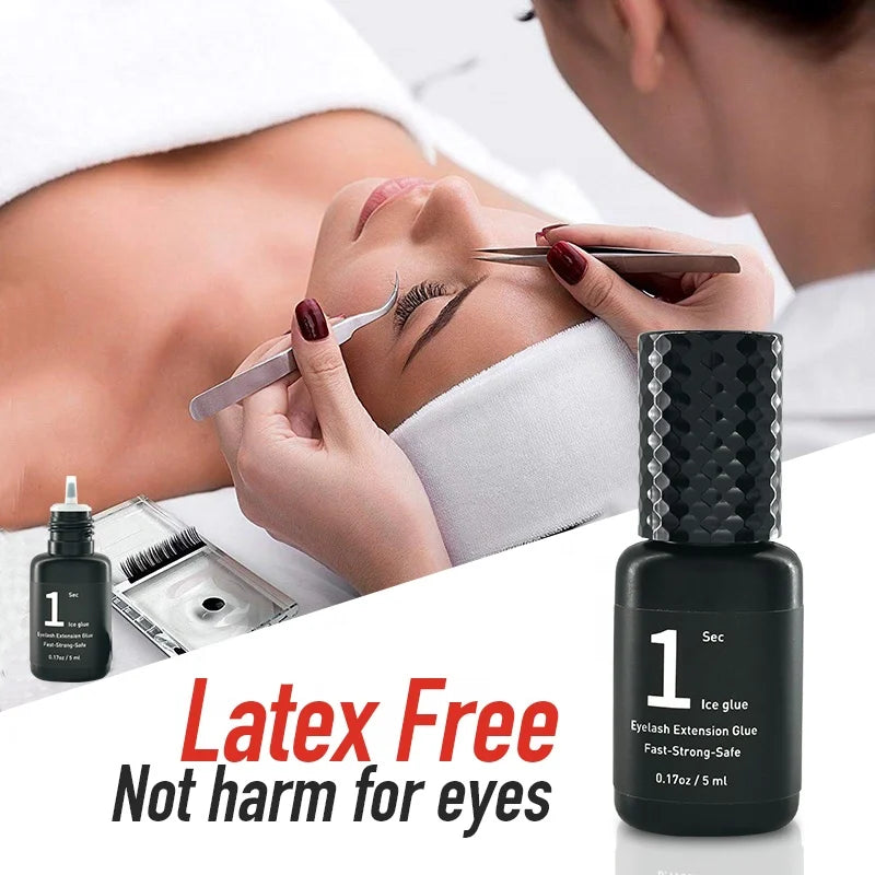 Pinky Leem Ice Extension Glue Free Strong Low Humidity Waterproof False 1-2 Sec Best Eyelash Extension Glue