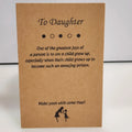 Jewelry Packing and Display Mom and Daughter Friendship Card Inspire Care Gift Cards 8x12cm