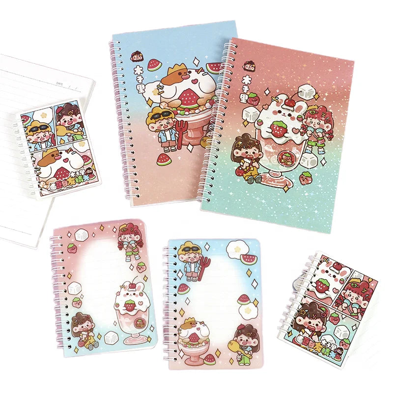 Custom Printed Mini Bulk Watercolor Travel Branded Notebook Kit