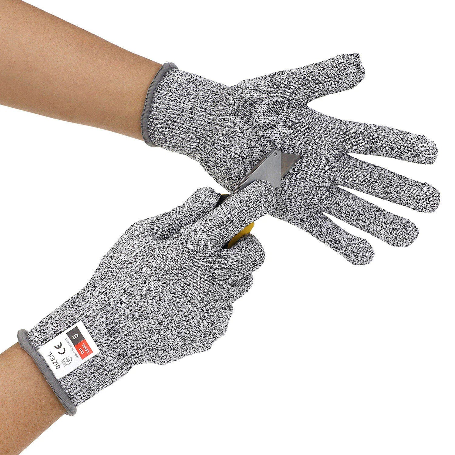 Level 5 Cut-resistant Gloves Fishing Protective Gloves Abrasion-resistant Work Gloves