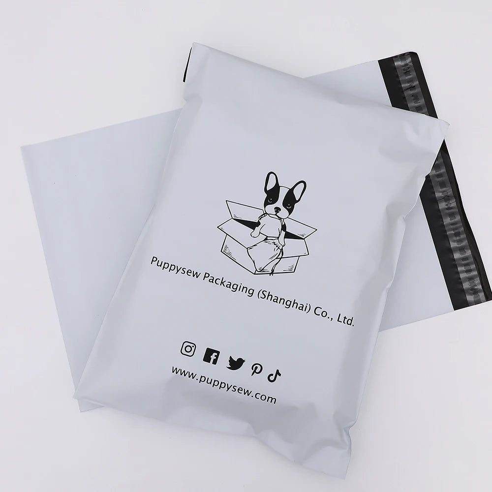 11x16Inch White Ready to Ship Poly Mailer Hign Quality Self Seal Plastic ClothShoes Shipping Bag Postage Bags With Logo