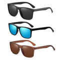 Good Quality Custom Logo Polarized Driving Sun Glasses Fashion Square Sunglasses Men