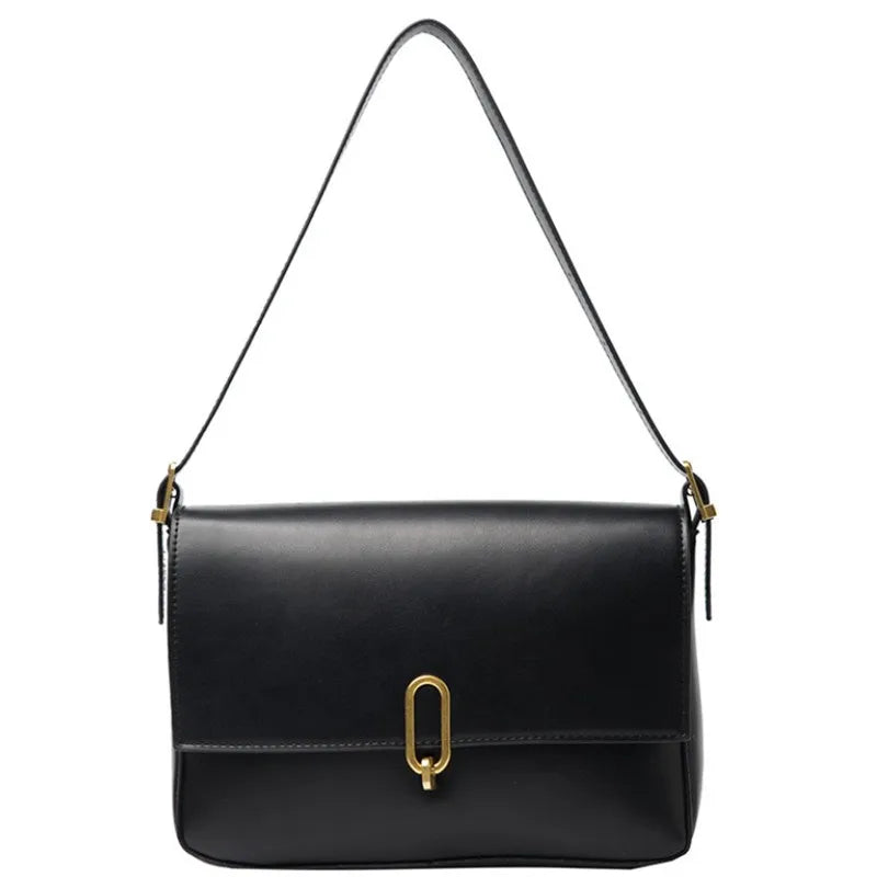 Custom Girls Striped Two Straps Bucket Handbag with Lock Waterproof PU Leather Zipper Closure 2-2.9L Capacity for Travel