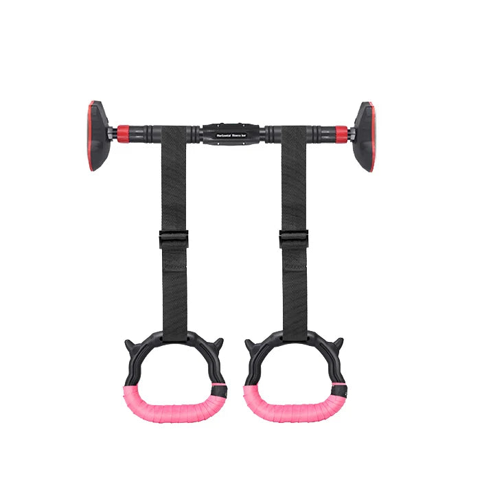 Gym Fitness Training  Pull up Horizontal Gymnastic Ring With Nylon Strap for Kids