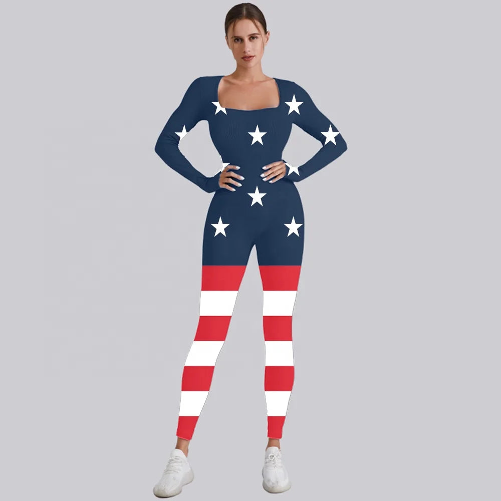 Custom OEM Ribbed Tummy Control Buttery Soft High Waist Bodysuit Jumpsuit for Women Workout