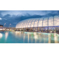 PVDF PTFE ETFE Material Sports Canopy Tent Waterproof Curved Tensile Roof Membrane Structure