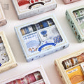 2022 New Creative Cute Candy School Student Craft Journal Diary DIY Block Stickers Tape Memo Pad Stationery Gift Set 140pcs/box