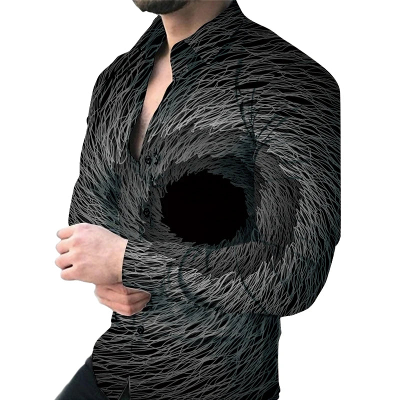 New Designer Floral Anti-Wrinkle Full Sleeve Printed Shirt for Men Regular Fit Oversized Breathable Eco-Friendly Casual