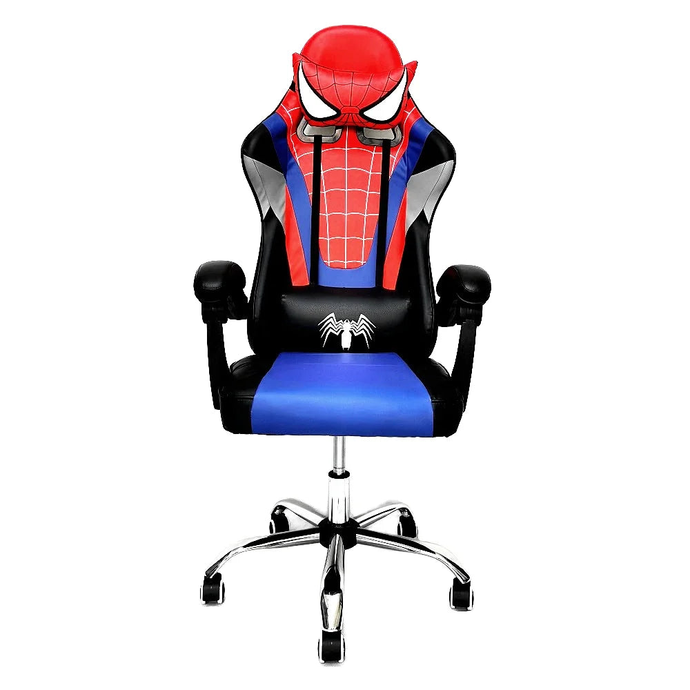 Wholesale Style Pu Leather Ergonomic Reclining Spider Man PC Computer Game Chair Silla Gamer Red Blue Racing Gaming Chair