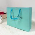 Luxury Gift Bag Oem Customized Cardboard Paper Shopping Bag With Printing logo Satin Ribbon Handle