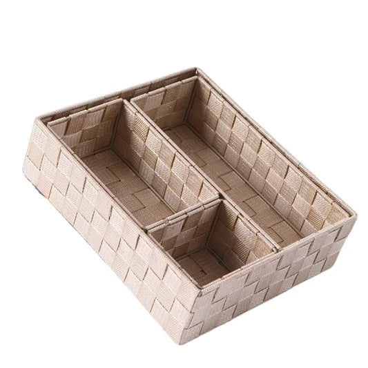2026  New Product Custom logo Desktop Storage Basket Organizer Multifunction Basket