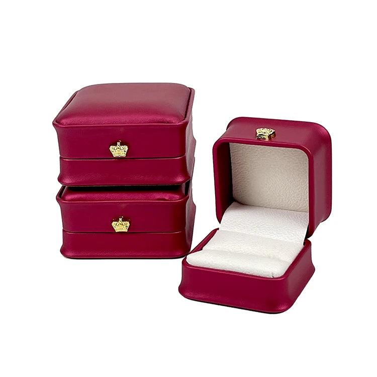 Factory Stock Luxury Jewelry Box Packaging Organizer Leather Jewelry Gift Packaging Box Jewellery Box