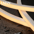 Widely Used Red Yellow 16*16mm 120leds Smd 2835 Dc 12v 24v 8W Waterproof Outdoor Led Strip Light Neon Flex