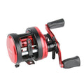 WEIHE  7+1BB Bearings Round Profile Baitcast Reel Light Lure Casting Reel for Stream Trout Fishing Left/Right Hand Optional