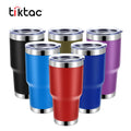 Custom Logo Ombre Double Wall Stainless Steel Insulated Copper Tumbler Cups No Spill Travel Coffee Mug