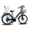 Black and White Color for Choice  Eu Warehouse Electric Bike With 26"x1.75 Skinny Tire E-bike City E Bike CS20 VOMO Ebike