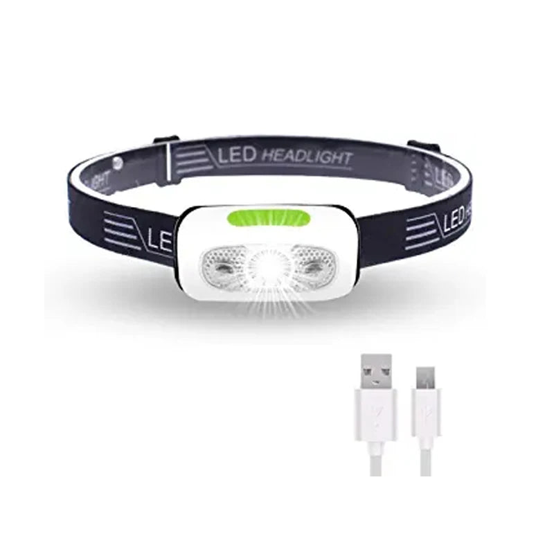 HELIUS Wholesale Quality 500 Lumens running Fishing hiking outdoor USB Rechargeable Waterproof Led Small Running Headlamp